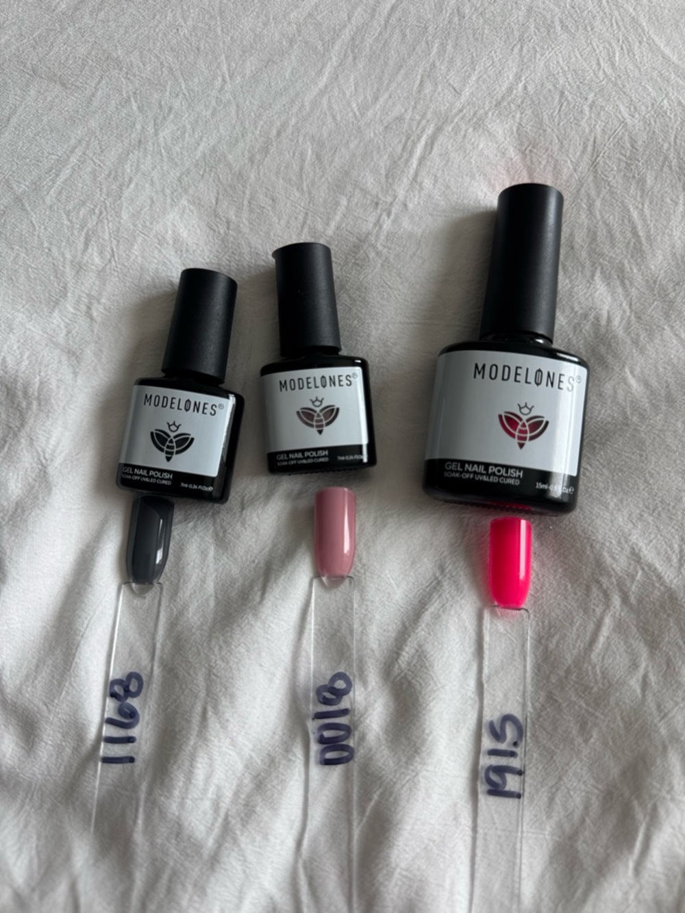 Women's Gel Nail Polish Set - Pink, Gray, Hot Pink